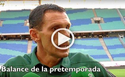 Poyet asegura que no hay "excusas" para empezar la semana que viene Poyet asegura que no hay "excusas" para empezar la semana que viene