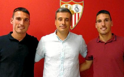 Oficial: Los gemelos San Emeterio, para el Sevilla Atlético Oficial: Los gemelos San Emeterio, para el Sevilla Atlético
