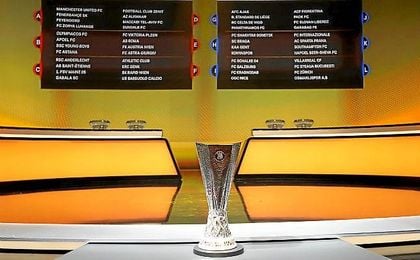 Sorteada la fase de grupos de la Europa League. Sorteada la fase de grupos de la Europa League.