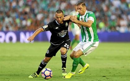 Joaquín, el mejor de los verdiblancos ante el Deportivo. Joaquín, el mejor de los verdiblancos ante el Deportivo.