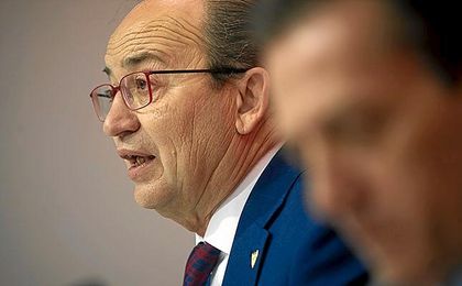 José Castro, en una rueda de prensa. José Castro, en una rueda de prensa.