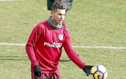 Lucas, en un entrenamiento reciente. Lucas, en un entrenamiento reciente.