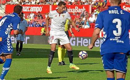 Ante el Alavés, Ganso cuajó una de sus mejores actuaciones con el Sevilla. Ante el Alavés, Ganso cuajó una de sus mejores actuaciones con el Sevilla.