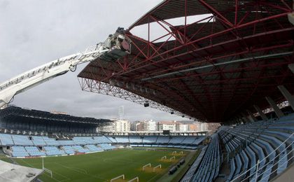 Concluye la reparación de los desperfectos por el temporal en Balaídos Concluye la reparación de los desperfectos por el temporal en Balaídos