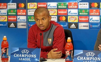 Mariano, en sala de prensa. Mariano, en sala de prensa.
