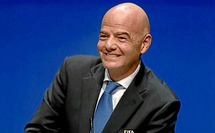 Infantino cumple un año en el cargo. Infantino cumple un año en el cargo.