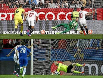 Nasri y Correa han fallado los dos últimos penaltis en el Sevilla. Nasri y Correa han fallado los dos últimos penaltis en el Sevilla.