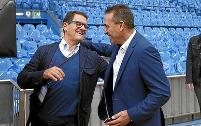 Capello, con Paco Buyo, en una imagen de archivo. Capello, con Paco Buyo, en una imagen de archivo.
