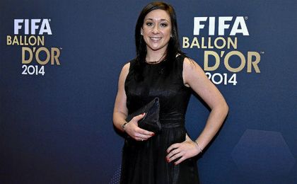 Nadine Kessler durante la gala del Balón de Oro de la FIFA. Nadine Kessler durante la gala del Balón de Oro de la FIFA.