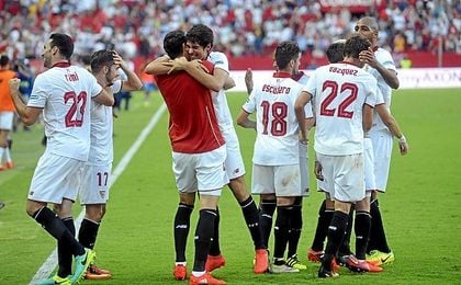 El delantero hizo el tanto de la victoria ante Las Palmas. El delantero hizo el tanto de la victoria ante Las Palmas.