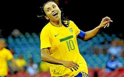 Marta Vieira, con la selección de Brasil en los pasados Juegos de Río. Marta Vieira, con la selección de Brasil en los pasados Juegos de Río.