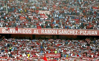 Imagen del Sánchez-Pizjuán. Imagen del Sánchez-Pizjuán.
