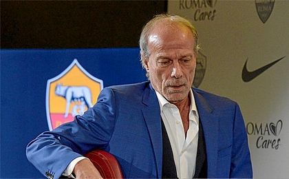El ya exdirector deportivo de la Roma. El ya exdirector deportivo de la Roma.