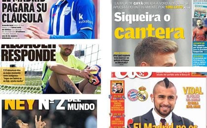 Las portadas de la prensa deportiva Las portadas de la prensa deportiva