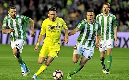 Bruno, en el partido frente al Villarreal. Bruno, en el partido frente al Villarreal.