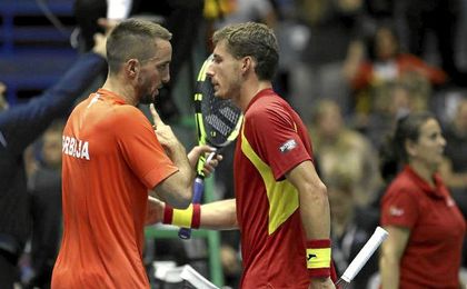 Serbia evita la reacción de España y sentencia su pase a semifinales (3-0) Serbia evita la reacción de España y sentencia su pase a semifinales (3-0)