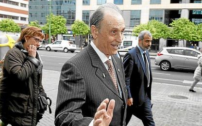 Lopera, a su llegada a los juzgados de Sevilla. Lopera, a su llegada a los juzgados de Sevilla.