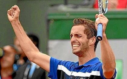 Albert Ramos consigue derrotar al número uno. Albert Ramos consigue derrotar al número uno.