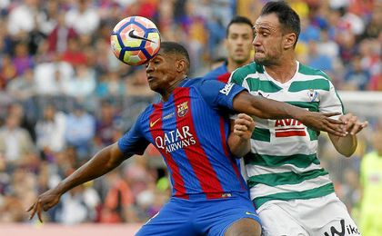 Marlon ha jugado dos partidos con el primer equipo del Barcelona. Marlon ha jugado dos partidos con el primer equipo del Barcelona.