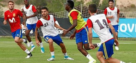 Ceballos ya se encuentra con la selección sub 21. Ceballos ya se encuentra con la selección sub 21.