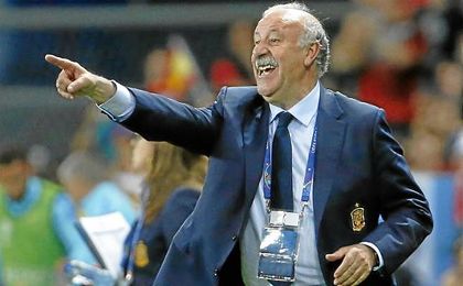Del Bosque, durante su etapa como seleccionador nacional Del Bosque, durante su etapa como seleccionador nacional