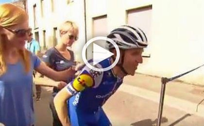 El esfuerzo titánico de los ciclistas: así acabó la etapa de ayer Dan Martin El esfuerzo titánico de los ciclistas: así acabó la etapa de ayer Dan Martin