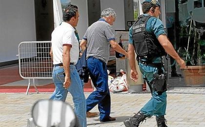 Villar, a su entrada en la Federación con la Guardia Civil. Villar, a su entrada en la Federación con la Guardia Civil.