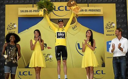 Froome, cuatro veces campeón del Tour de Francia. Froome, cuatro veces campeón del Tour de Francia.