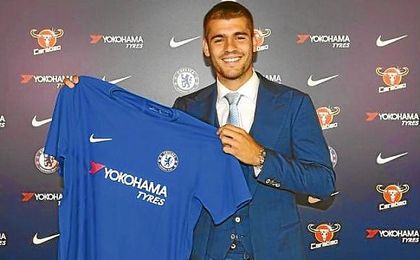 Morata llevará el ´9´ en el Chelsea. Morata llevará el ´9´ en el Chelsea.