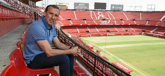 Óscar Arias, durante la entrevista a ESTADIO Deportivo. Óscar Arias, durante la entrevista a ESTADIO Deportivo.