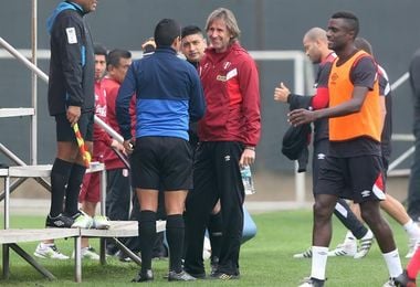 Trauco y Peña se entrenan con la selección Perú que espera a Guerrero y Cueva Trauco y Peña se entrenan con la selección Perú que espera a Guerrero y Cueva