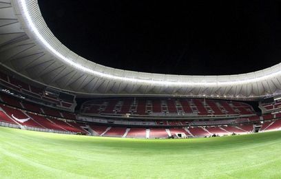 Termina la colocación del césped del Wanda Metropolitano Termina la colocación del césped del Wanda Metropolitano
