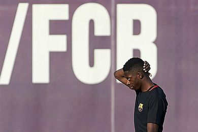 Dembélé se queda fuera del once inicial; Darder debuta en el Espanyol Dembélé se queda fuera del once inicial; Darder debuta en el Espanyol