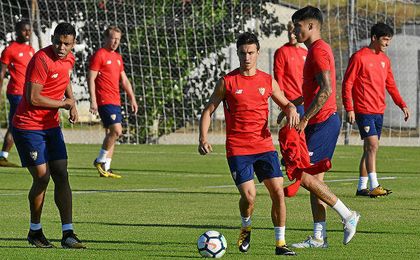 Sesión de recuperación, con Nolito al margen Sesión de recuperación, con Nolito al margen