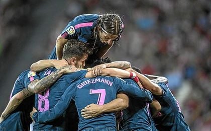 El Atlético golpeó en San Mamés. El Atlético golpeó en San Mamés.