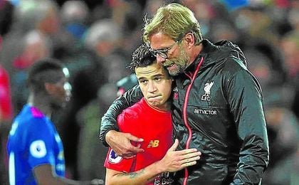 Coutinho ilumina al Liverpool en Leicester Coutinho ilumina al Liverpool en Leicester