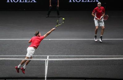 Isner y Sock recortan distancias con los europeos en la Copa Laver Isner y Sock recortan distancias con los europeos en la Copa Laver