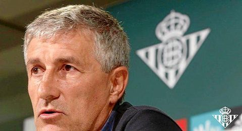Quique Setién: "El que estornude se queda fuera" Quique Setién: "El que estornude se queda fuera"