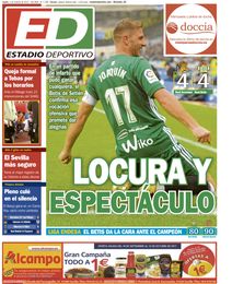 La portada de ESTADIO Deportivo. La portada de ESTADIO Deportivo.