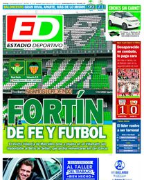 La portada del domingo de ESTADIO Deportivo La portada del domingo de ESTADIO Deportivo