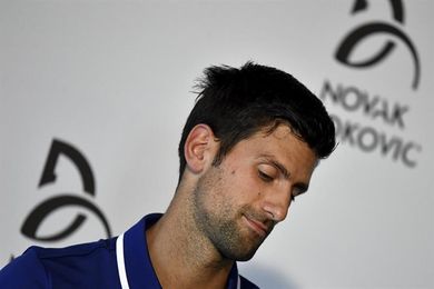 Novak Djokovic dice que disfruta del trabajo para regresar al tenis Novak Djokovic dice que disfruta del trabajo para regresar al tenis