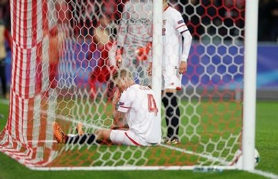 Sevilla encajó en Moscú la segunda derrota más abultada de su historia europea Sevilla encajó en Moscú la segunda derrota más abultada de su historia europea
