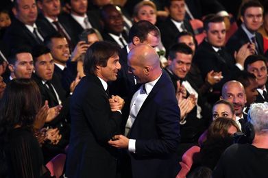 Zidane recibe el premio ´The Best´ a mejor entrenador del año Zidane recibe el premio ´The Best´ a mejor entrenador del año