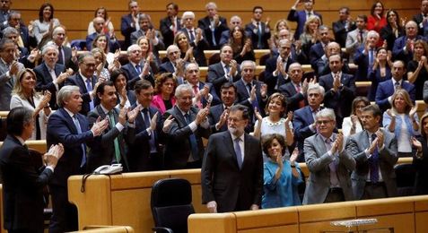 El Senado aprueba la aplicación del 155 en Cataluña El Senado aprueba la aplicación del 155 en Cataluña