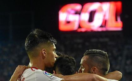 Correa, Ben Yedder y Sarabia: tres nombres propios del partido. Correa, Ben Yedder y Sarabia: tres nombres propios del partido.