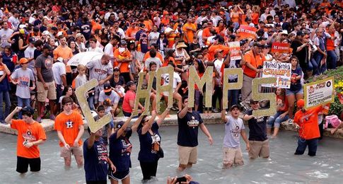 Esta vez Houston no tuvo un problema, celebra su primer título de Serie Mundial Esta vez Houston no tuvo un problema, celebra su primer título de Serie Mundial