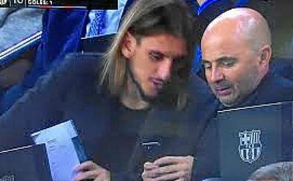 Castro deseó suerte a Sampaoli, testigo del buen partido de Pizarro Castro deseó suerte a Sampaoli, testigo del buen partido de Pizarro