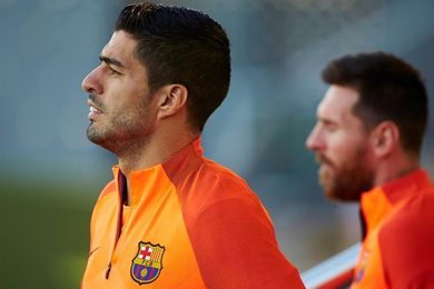 Luis Suárez:"A veces fallo pases por inercia de buscar a Messi y me caliento" Luis Suárez:"A veces fallo pases por inercia de buscar a Messi y me caliento"