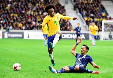 3-1: Brasil resuelve en la primera parte el duelo ante una tímida Japón 3-1: Brasil resuelve en la primera parte el duelo ante una tímida Japón