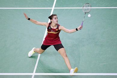 Carolina Marín suma una victoria la doble jornada de la Liga danesa Carolina Marín suma una victoria la doble jornada de la Liga danesa
